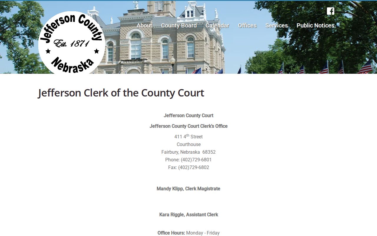 Jefferson County warrant search County Court clerk
