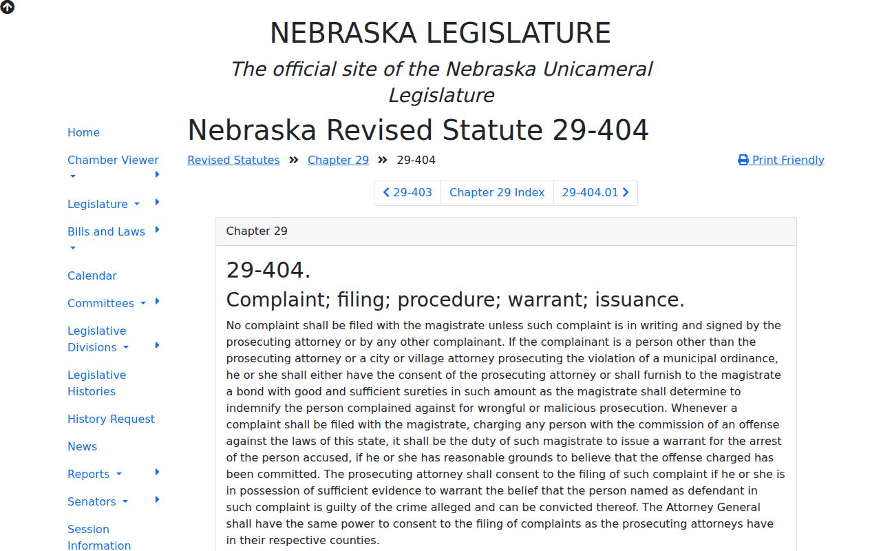 Jefferson County arrest warrant complaint and probable cause